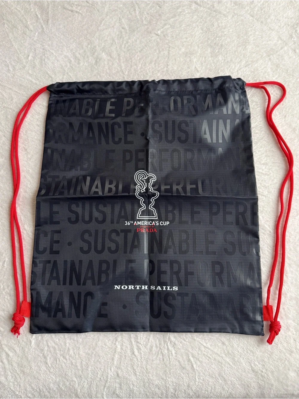 New Prada x North Sails 36th America's Cup Drawstring Travel Bag